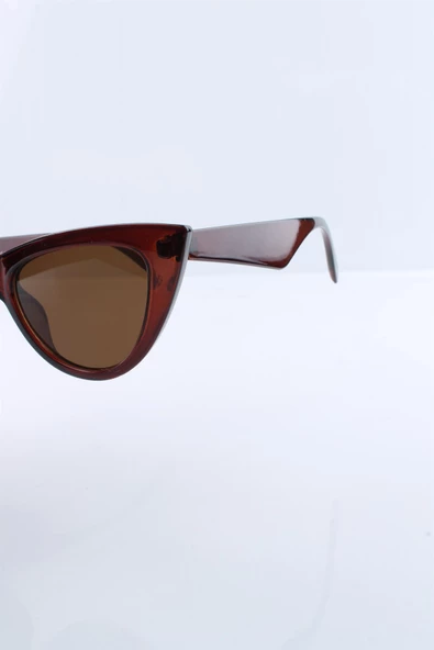 KADIN KOYU KAHVERENGİ UV400 GÜNEŞ GÖZLÜĞÜ SILVIO MONETTI - 3SM8021R006 - Resim 2