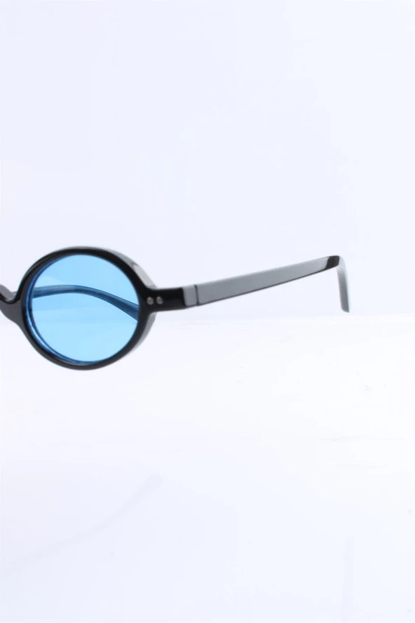 UNISEX SİYAH MAVİ CAM UV400 GÜNEŞ GÖZLÜĞÜ SILVIO MONETTI - 3SM5928R003 - Resim 2