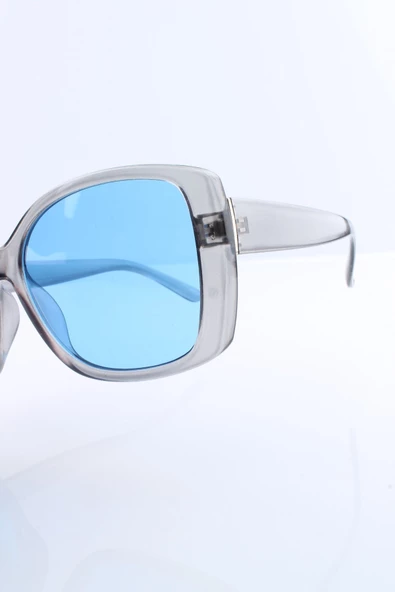 By Marine Uv400 Şeffaf Kadın Güneş Gözlüğü - Resim 3