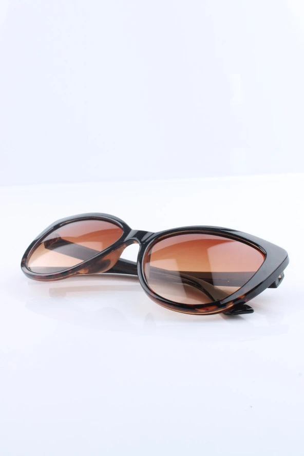 By Marine Uv400 Leopar Kadın Güneş Gözlüğü - Resim 2