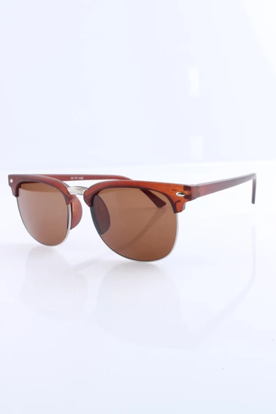 By Marine Uv400 Mat Kahverengi Kadın Güneş Gözlüğü - Resim 2