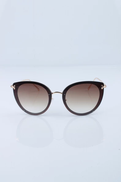 Max Polo Kahverengi Altın UV400 Kadın Güneş Gözlüğü MRT22MP17308S ürün görseli 1