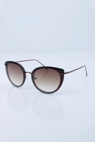 Max Polo Kahverengi UV400 Kadın Güneş Gözlüğü MRT22MP17308S - Resim 2