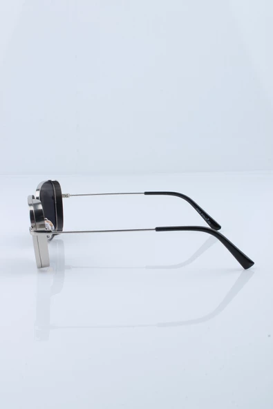 Max Polo Gümüş UV400 Unisex Güneş Gözlüğü MRT22MP2042A - Resim 3