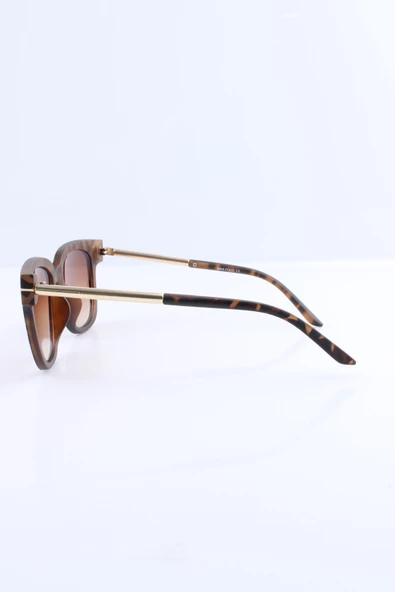 Max Polo UV400 Leopar Kadın Güneş Gözlüğü 1MXP22041R02 - Resim 3