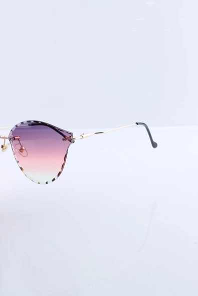 Max Polo UV400 Pembe Kadın Güneş Gözlüğü 1MXP5002R02 - Resim 3