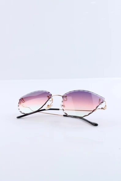 Max Polo UV400 Pembe Kadın Güneş Gözlüğü 1MXP5002R02 - Resim 4