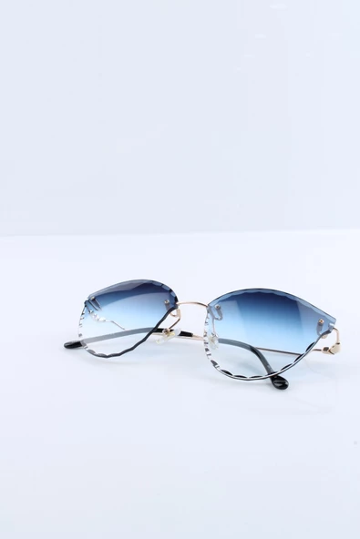 Max Polo UV400 Mavi Kadın Güneş Gözlüğü 1MXP5002R03 - Resim 4