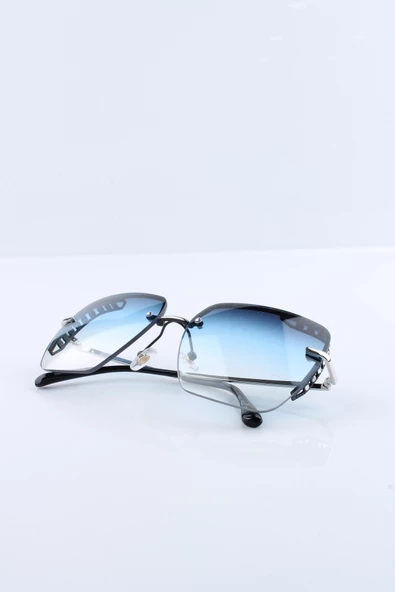 Max Polo UV400 Mavi Kadın Güneş Gözlüğü 1MXP6876R04 - Resim 4