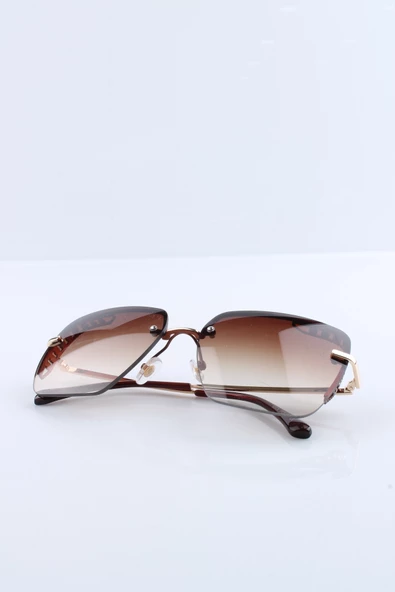 Max Polo UV400 Kahverengi Kadın Güneş Gözlüğü 1MXP6876R02 - Resim 4