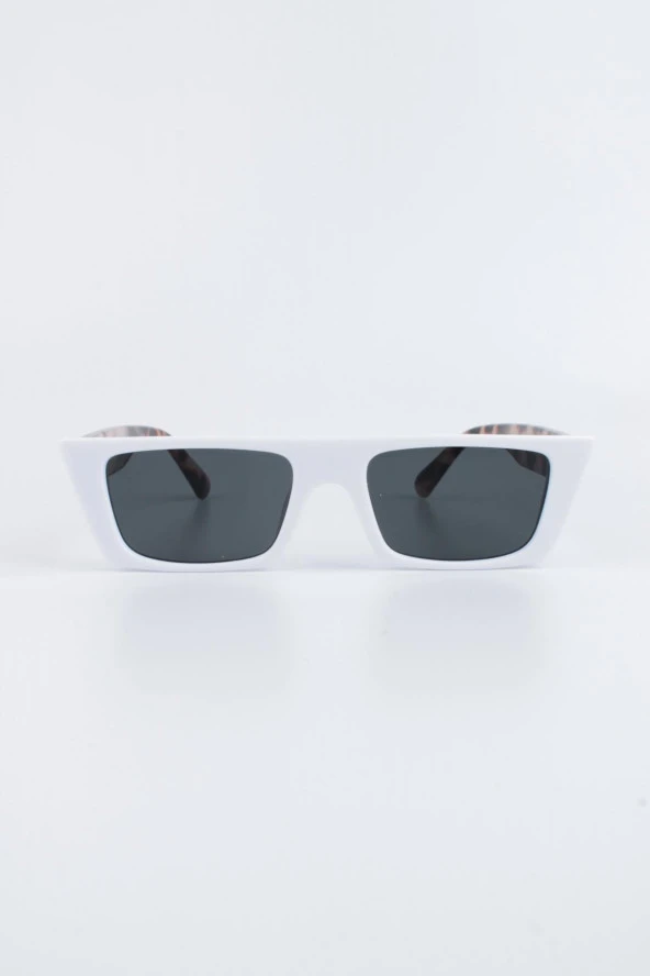 Silvio Monetti Kadın Beyaz UV 400 Korumalı Güneş Gözlüğü 23SM6033R05 ürün görseli 1