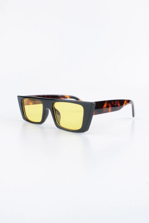 Silvio Monetti Kadın Sarı UV 400 Korumalı Güneş Gözlüğü 23SM6033R03 - Resim 2