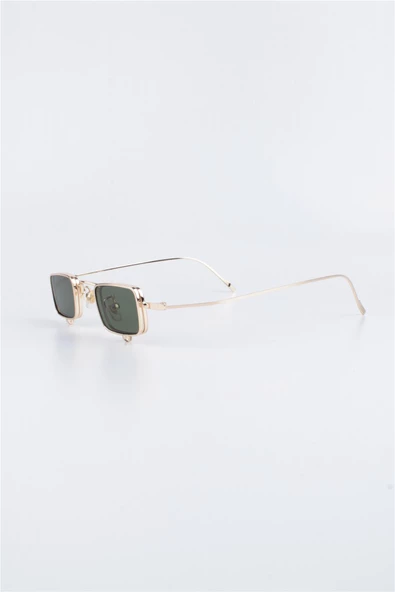 Max Polo Unısex Altın UV 400 Korumalı Unısex Güneş Gözlüğü 23MPGP1336R01 - Resim 2