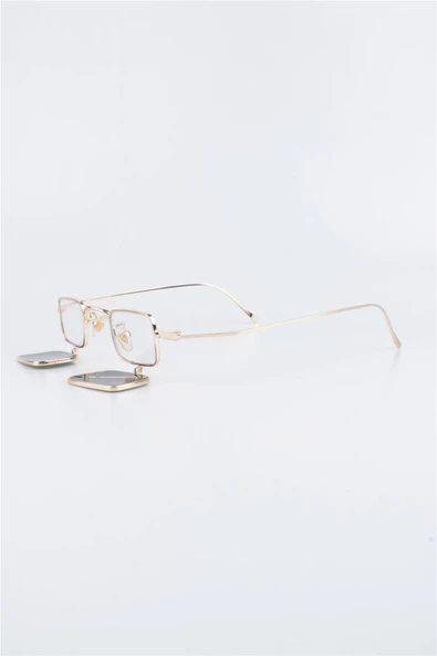 Max Polo Unısex Altın UV 400 Korumalı Unısex Güneş Gözlüğü 23MPGP1336R01 - Resim 3