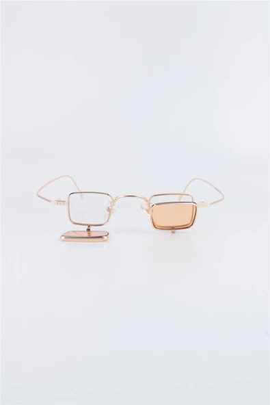 Max Polo Unısex Turuncu UV 400 Korumalı Unısex Güneş Gözlüğü 23MPGP1336R02 - Resim 4