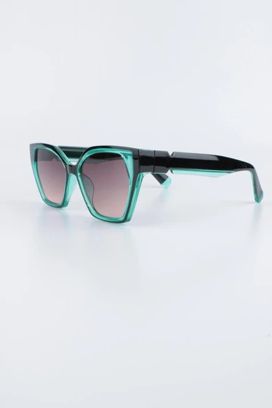 La Viva Kadın Yeşil UV 400 Korumalı Kadın Güneş Gözlüğü 23LV2177R03 - Resim 2