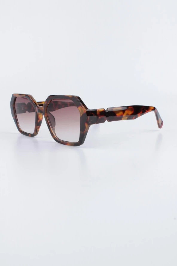 La Viva Kadın Leopar UV 400 Korumalı Kadın Güneş Gözlüğü 23LV2179R02 - Resim 2