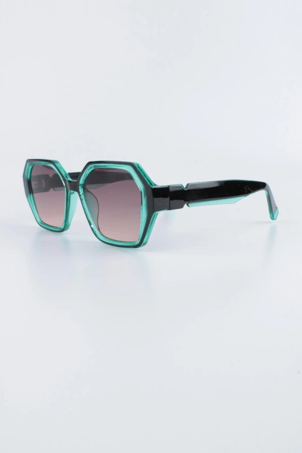 La Viva Kadın Yeşil UV 400 Korumalı Kadın Güneş Gözlüğü 23LV2179R04 - Resim 2