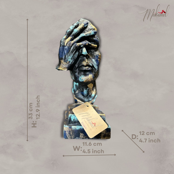 Hayal Kırıklığı Yaratan Heykel Figür Dekoratif Obje Ve Biblo Masa Dekorasyon Ofis Aksesuarları - Resim 2