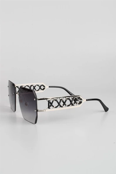 Max Polo Gümüş Degrade UV400 Filtre Kadın Güneş Gözlüğü G24MP1475R02 ürün görseli 1