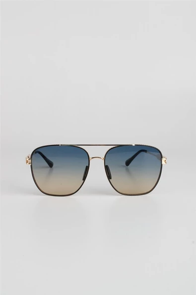 Max Polo Mavi Degrade UV400 Filtre Kadın Güneş Gözlüğü G24MP8243R03 - Resim 2