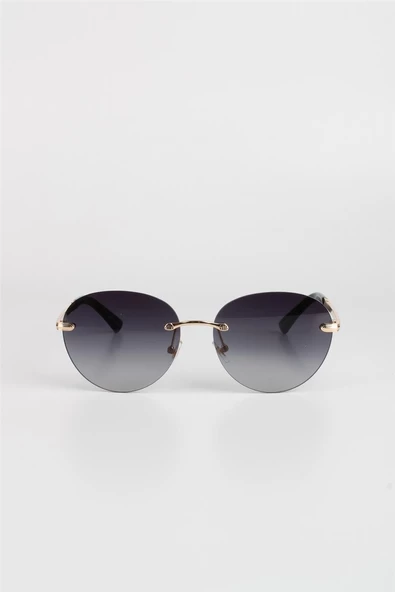 Max Polo Altın Degrade UV400 Filtre Kadın Güneş Gözlüğü G24MP3212R04 - Resim 2