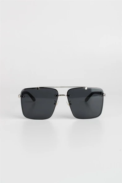 Max Polo Gümüş Mat UV400 Filtre Kadın Güneş Gözlüğü G24MP15155R06 - Resim 2