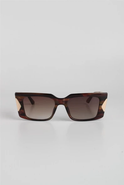 Max Polo Kahverengi Degrade UV400 Filtre Kadın Güneş Gözlüğü G24MPS3207R04 - Resim 2