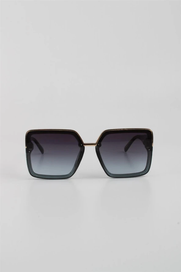 La Viva Siyah Altın Degrade UV400 Filtre Kadın Güneş Gözlüğü G24LV3309R02 - Resim 2