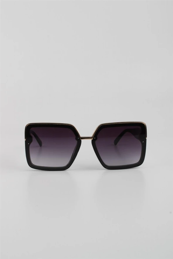 La Viva Siyah Yeşil Degrade UV400 Filtre Kadın Güneş Gözlüğü G24LV3309R03 - Resim 2