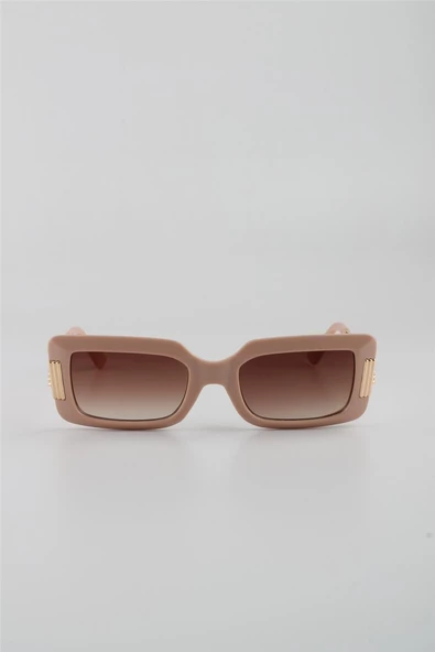 La Viva Bej Mat UV400 Filtre Kadın Güneş Gözlüğü G24LVS3304R03 - Resim 2