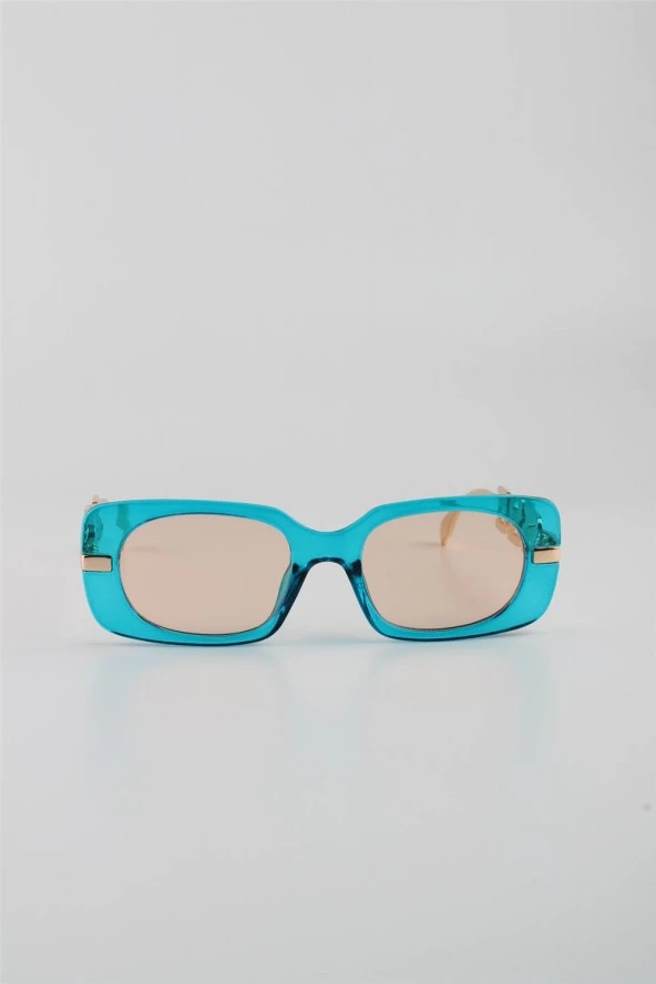 La Viva Mavi Mat UV400 Filtre Kadın Güneş Gözlüğü G24LVS3328R01 - Resim 2