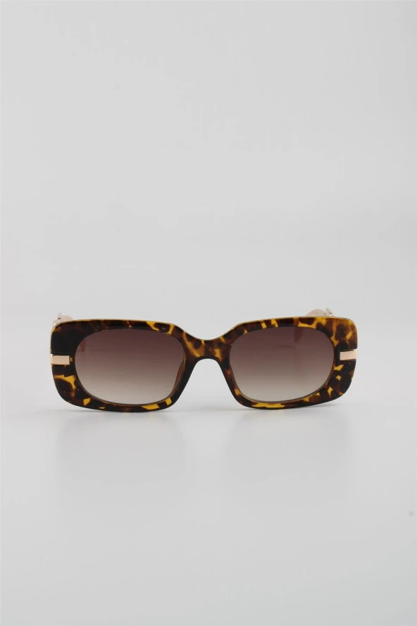 La Viva Leopar Degrade UV400 Filtre Kadın Güneş Gözlüğü G24LVS3328R02 - Resim 2