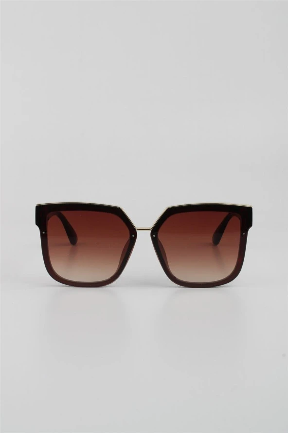 Silvio Monetti Kahverengi Degrade UV400 Filtre Kadın Güneş Gözlüğü G24SMS23303AR02 ürün görseli 1