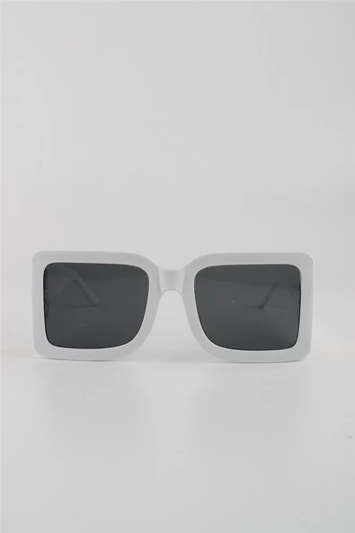 By Marine Beyaz UV400 Filtre Kadın Güneş Gözlüğü G24FT6R03 ürün görseli 1