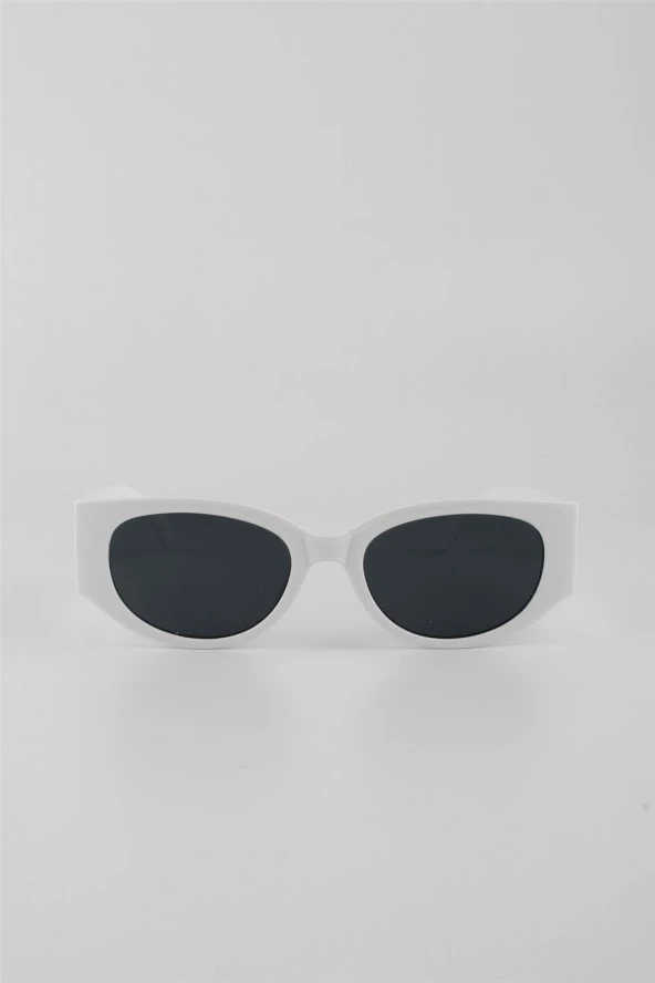 By Marine Beyaz UV400 Filtre Kadın Güneş Gözlüğü G24FT18112R04