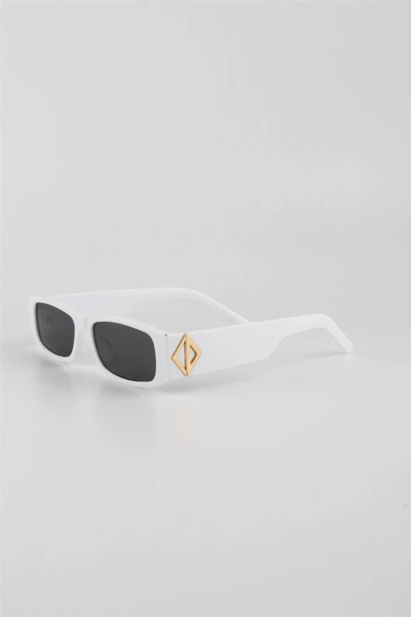 By Marine Beyaz UV400 Filtre Kadın Güneş Gözlüğü G24FT5378R02