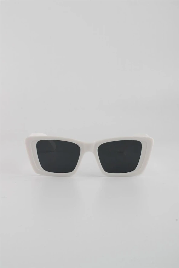 By Marine Beyaz UV400 Filtre Kadın Güneş Gözlüğü G24FT1058R04 - Resim 2