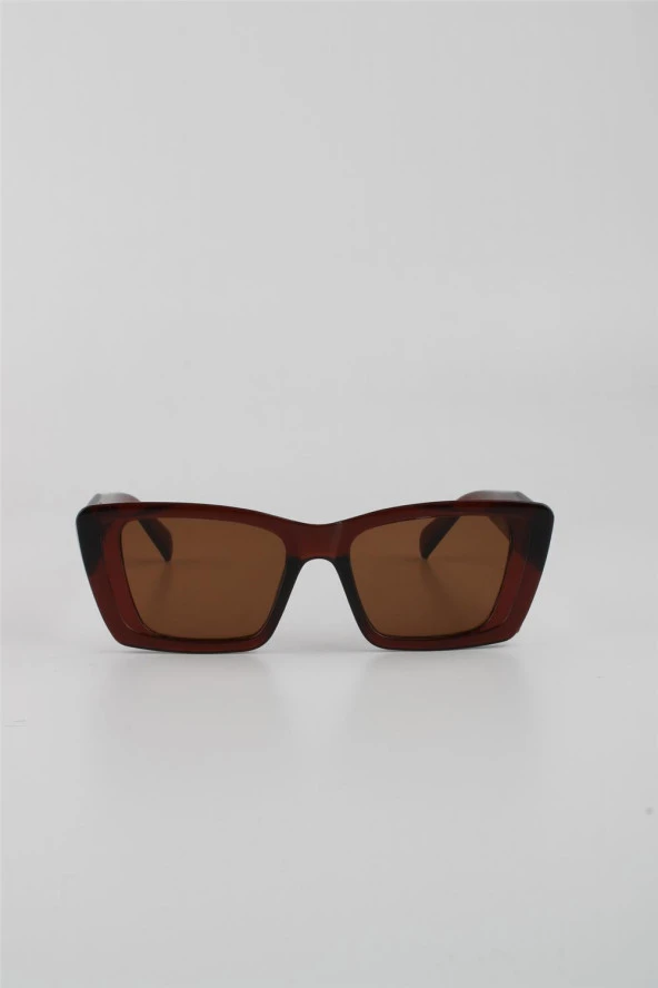 By Marine Kahverengi UV400 Filtre Kadın Güneş Gözlüğü G24FT1058R03 - Resim 2