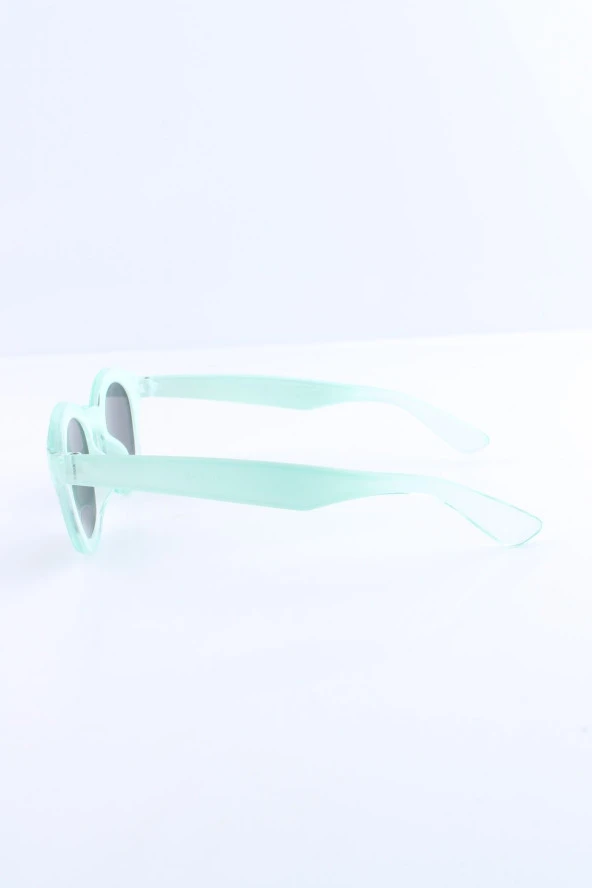 Çocuk Organik Camlı UV400 Turkuaz Kız Çocuk Güneş Gözlüğü 3SMC40214R003 - Resim 3