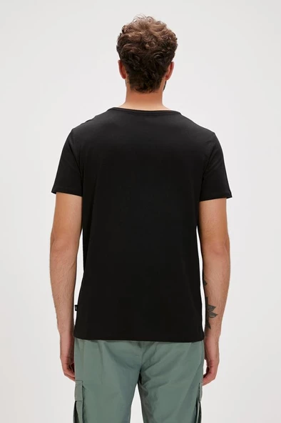 Bad Bear GLOBE T-SHIRT NIGHT Erkek Tişört Siyah S-XXL - 4