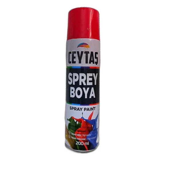 200ml Kırmızı Sprey Boya