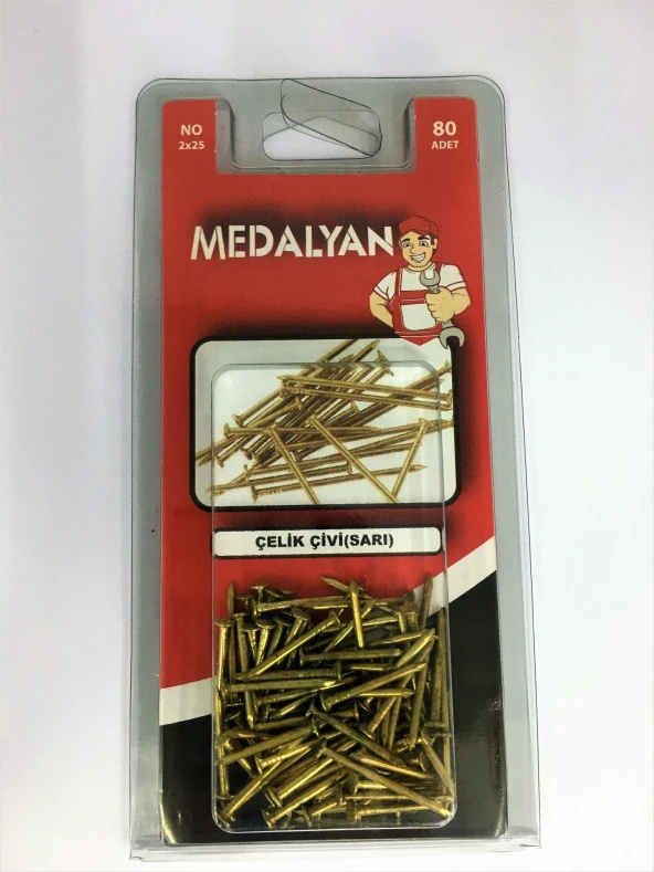 DL-15 Medalyan 2 x 25 C,Çivi Sarı