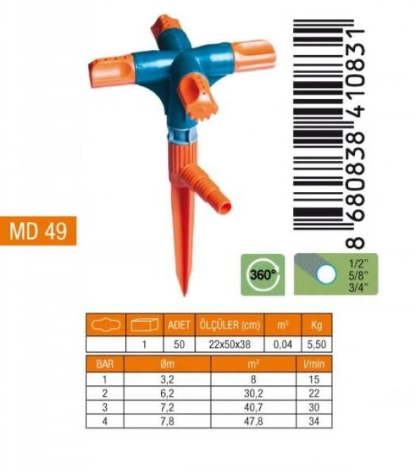 Medalyan Md-49 Normal 4Lu Uzun Sprınk