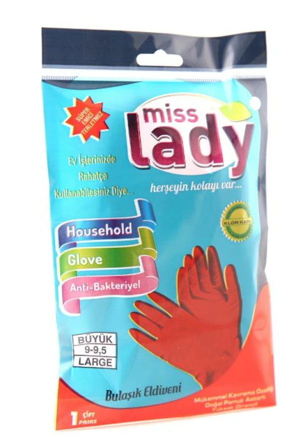 Mıss Lady 4296 Medıum Bulaşık Eldiveni