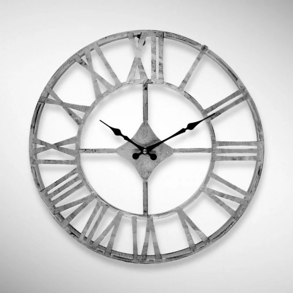 Galaxy Dm-190-Metal Roma Rakamı Duvar Saati