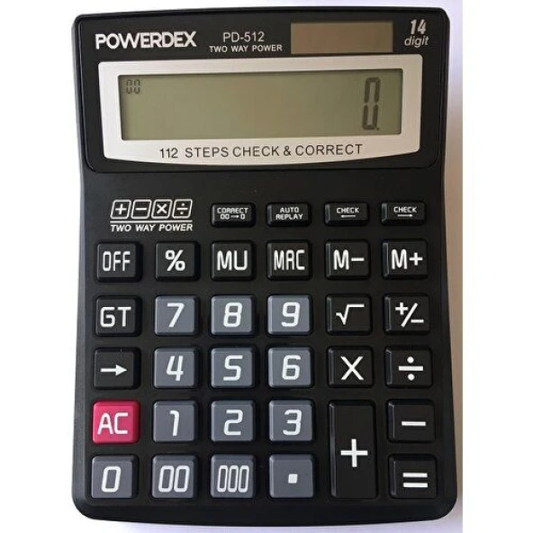 Powerdex PD-512 Hesap Makinası