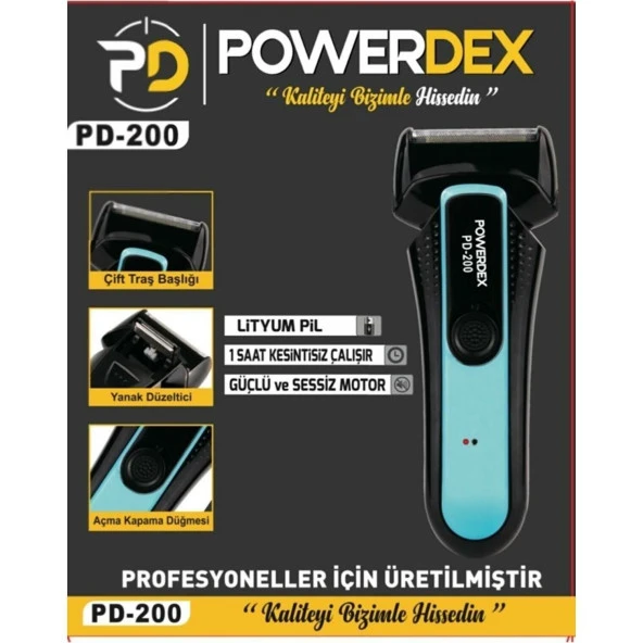 Powerdex PD-200 Traş Makinası