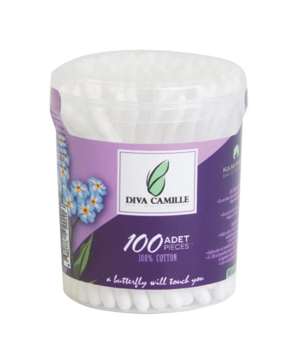 Dcm-4011 Diva C,100lu Kulak Çubuğu Yuvarlak
