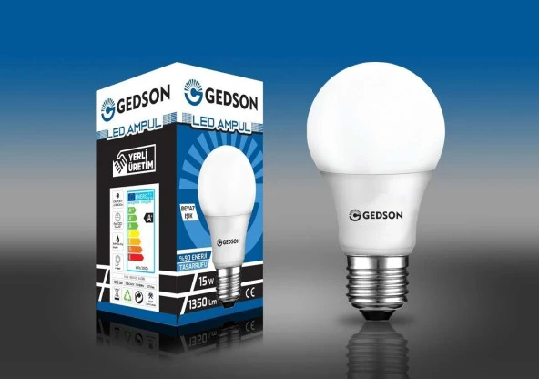 Gedson 15W Beyaz Işık Led Ampul